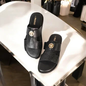 Medusa Biggie molded Leather Sandals