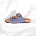 suede leather buckle sandals 01